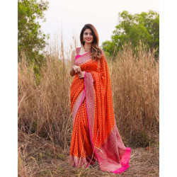 Sari traditionnel style bohême