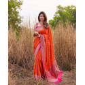 Sari traditionnel style bohême
