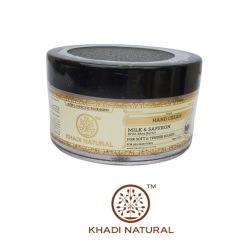 Crème pour les mains au lait et safran Khadi natural