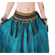 Grande jupe de danse orientale Tribal vert