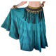Grande jupe de danse orientale Tribal vert