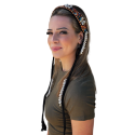 Bandeau de tête élastiqué tribal 