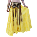 Jupe longue de danse tribale jaune