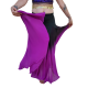 Jupe de danse orientale noire dégradé de couleur