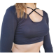 Top de cours de danse orientale noir