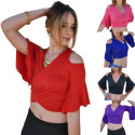 Top de Danse Orientale Épaules Découvertes 