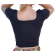 Crop top côtelé pour la Danse