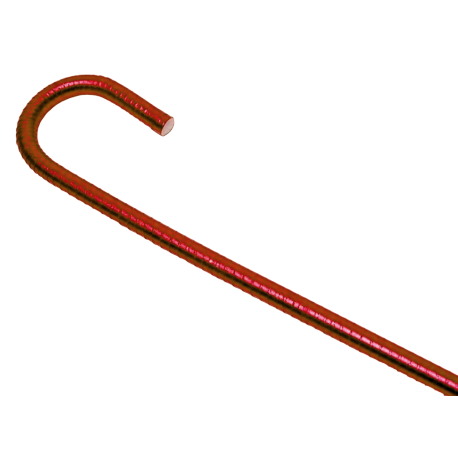 Canne de danse orientale rouge