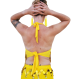 Top Dos Nu Scintillant aux Franges Envoûtantes pour Femme