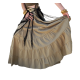 Tenue tribale de danse orientale Kaki top et jupe