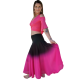 Tenue de danse orientale bicolore ultra fluide