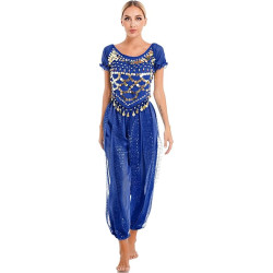 Tenue de Danse pour spectacle bleu royal