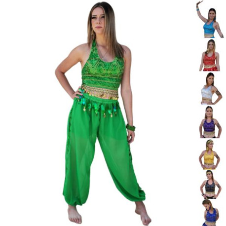 Costume de danseuse orientale éblouissant