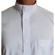 Djellaba homme PROMO blanc pur col mao 