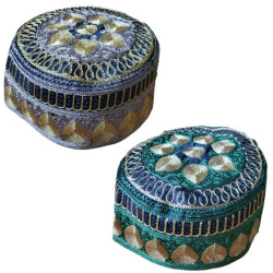 Chapeau Arabe Kufi de prière classique