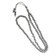 Tasbih islamique 99 grains décor argenté
