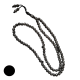 Tasbih islamique 99 grains décor argenté