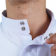 Djellaba homme PROMO blanc pur col mao 