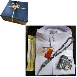 Coffret cadeau musulman pour Homme avec qamis et 4 accessoires