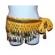 Ceinture enfant de danse orientale jaune or