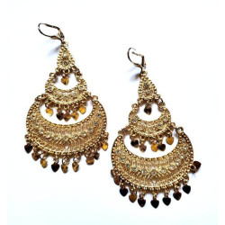 Boucles d'oreilles mariage oriental