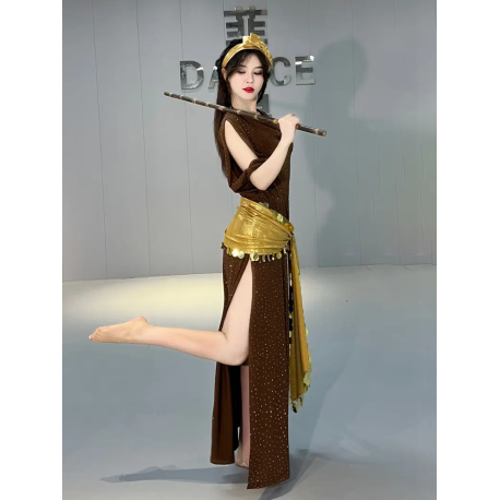 Ensemble Robe Baladi 3 pièces brillant