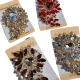 Lot de 4 broches strass brillantissime