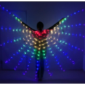 Ailes d'isis de danse orientale lumineuses ouvertes
