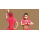 Ornement de tête Indien pour costume Bollywood rose