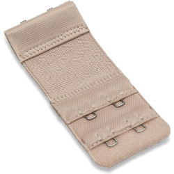 Rallonge de soutien gorge extensible beige 2 rangs