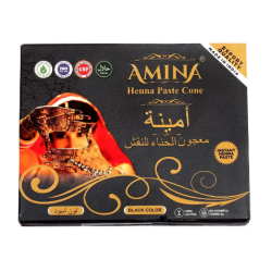 Lot de 12 cônes de Henné Noir AMINA