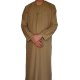Qamis homme col cravate manches longues