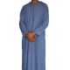 Qamis homme col cravate manches longues