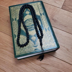 Chapelet Musulman Tasbih 99 grains bois naturel
