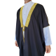 Bisht saoudien noir et doré