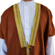 Manteau saoudien marron et doré