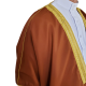 Manteau saoudien marron et doré