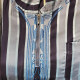 Djellaba à capuche pour Homme motif rayé
