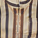Djellaba à capuche pour Homme motif rayé