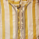 Djellaba à capuche pour Homme motif rayé