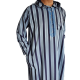 Djellaba à capuche pour Homme motif rayé