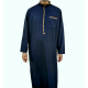 Qamis homme col mao brodé