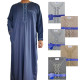 Qamis long Homme manches longues