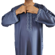 Qamis long Homme manches longues