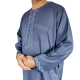 Qamis long Homme manches longues