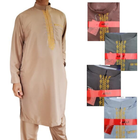 Qamis pakistanais et sarouel 2 pièces