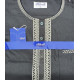 Qamis Homme manches longues couleur
