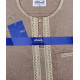 Qamis Homme manches longues couleur