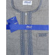 Qamis Homme manches longues couleur