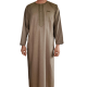 Qamis Homme manches longues couleur